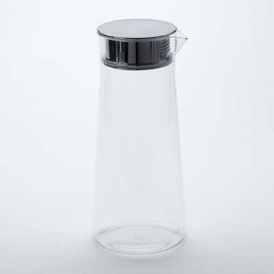 American Metalcraft BPCL72 72 Oz. Clear Tritan Parker Collection with Lid Carafe