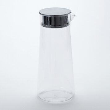 American Metalcraft BPCL72 72 Oz. Clear Tritan Parker Collection with Lid Carafe