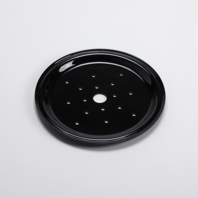 American Metalcraft MDT9B 9.38&quot; Dia. Black Plastic Drip Tray