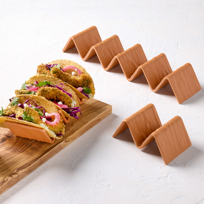 American Metalcraft THMT5 3" W Melamine Taco Holder with 4 or 5 Compartments