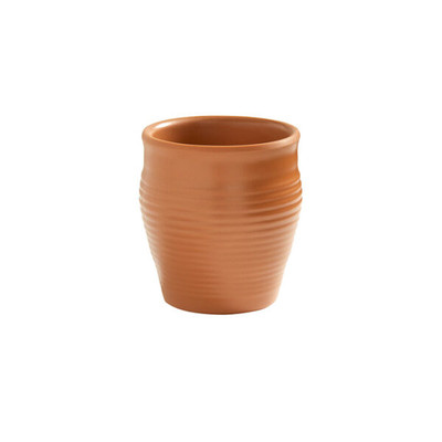 American Metalcraft MRPT6TC 6 Oz. Natural Melamine Round Pot