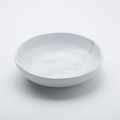 American Metalcraft MWB12 137 Oz. White Melamine Round Bowl