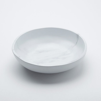 American Metalcraft MWB12 137 Oz. White Melamine Round Bowl