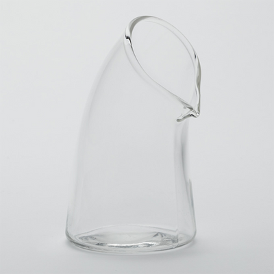 American Metalcraft GC4 4 Oz. Clear Glass Swan Collection Creamer