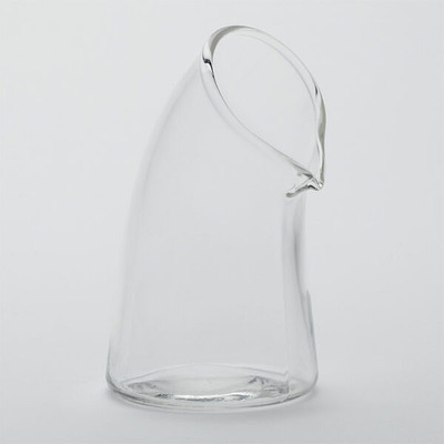 American Metalcraft GC4 4 Oz. Clear Glass Swan Collection Creamer