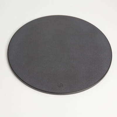 American Metalcraft PSB16 16&quot; Dia. Black Round Pizza Stone