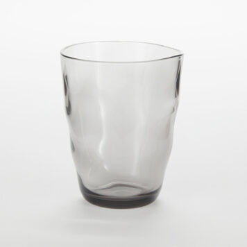 American Metalcraft BCR15ST 15 Oz. Smoke Gray Tritan Stackable D.O.0. Glass