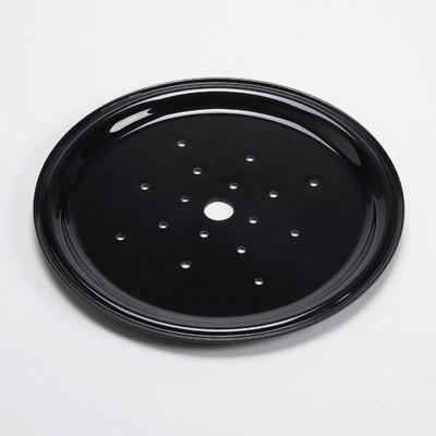 American Metalcraft MDT12B 12.38" Dia. Black Plastic Drip Tray