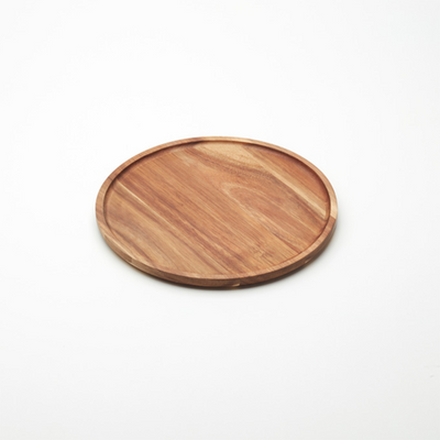 American Metalcraft ATP10 10" Dia. Acacia Wood Round Serving Board