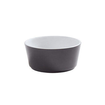 American Metalcraft UBRT10GE 10 Oz. Gray Melamine Round Bowl