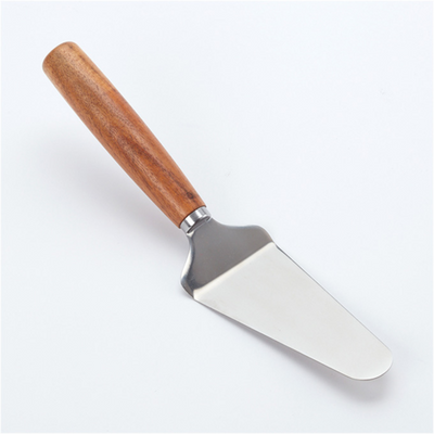 American Metalcraft PSA105 10.75" Dia. Pizza Server with Acacia Wood Handle