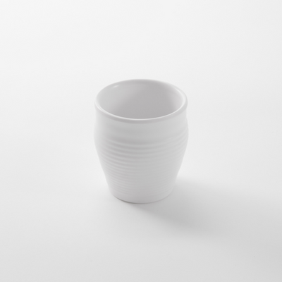 American Metalcraft MRPT6CL 6 Oz. White Melamine Cloud Pot