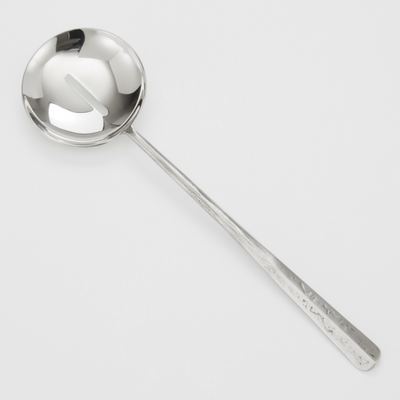 American Metalcraft SHFSS12 12" L Stainless Steel Hand Forged Slotted Spoon