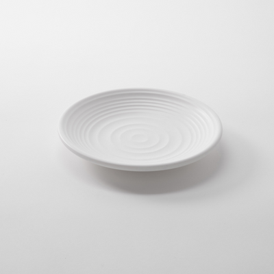 American Metalcraft MRP7CL 7.5&quot; Dia. White Round Melamine Plate
