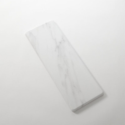 American Metalcraft MW24 24" L Rectangular White Melamine Serving Board