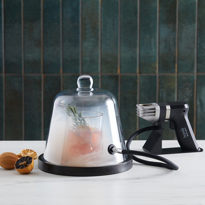 American Metalcraft SLFTD8 8.25&quot; Dia. Clear Plastic Round Smoking Dome Cover