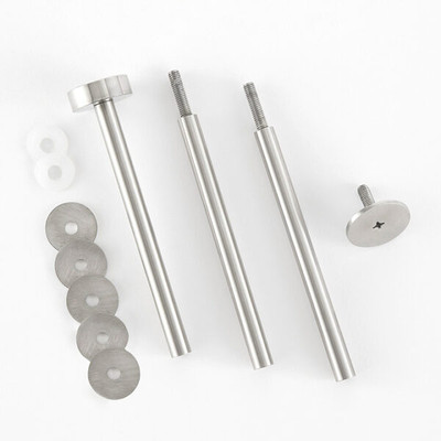 American Metalcraft LFTTSRRS 3" W Stainless Steel Tiered Stand Replacement Rod
