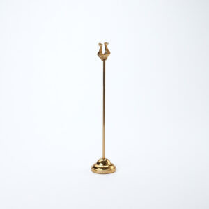 American Metalcraft HPG12 12" H Gold Metal Number Stand