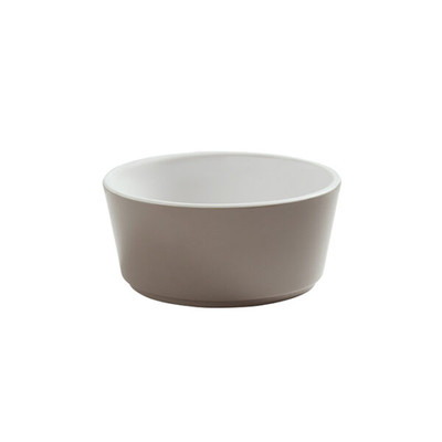 American Metalcraft UBRT10MO 10 Oz. Brown Melamine Round Bowl