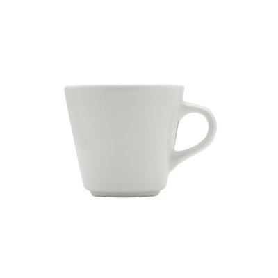 Mikasa Hospitality 5272997 7.5 Oz. White Porcelain Coffee Cup Saratoga