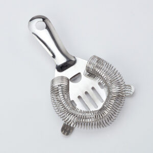 American Metalcraft STC2 Stainless Steel Two-Prong Tight Coil Bar Strainer