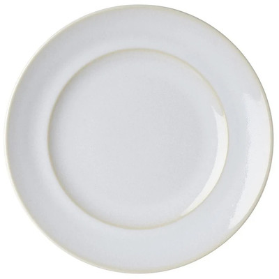 Mikasa Hospitality 5308745 8.7" W Beige Round Stoneware Homespun Plate