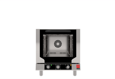 Tecnoeka EKFA 412 N M 23.62" W Stainless Steel Half Size 4 Pan Eka NEXT Countertop Oven with Broiler - 208/240 Volts