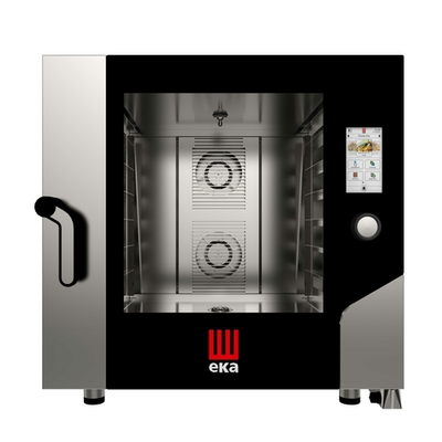 Tecnoeka MKFA 664 TS 33.47" W Stainless Steel Electric Eka Millennial Combi Oven - 208/240 Volts