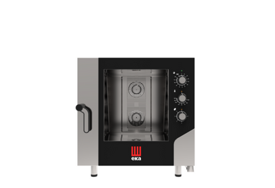 Tecnoeka MKFA 664 S 33.46" W Stainless Steel Electric Eka Smart Combi Oven - 208/240 Volts