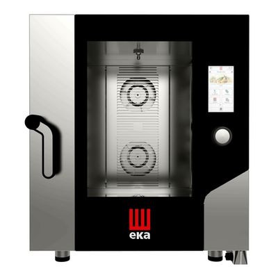 Tecnoeka MKFA 711 TS 28.74" W Stainless Steel Electric Eka Millennial Combi Oven - 208/240 Volts