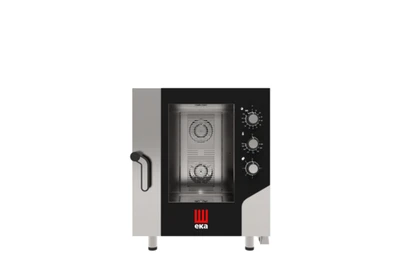 Tecnoeka MKFA 711 S 28.74" W Stainless Steel Electric Boilerless Eka Smart Combi Oven - 208/240 Volts