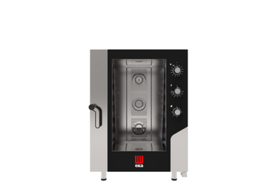 Tecnoeka MKFA 1064 S 33.46" W Stainless Steel Electric Eka Smart Combi Oven - 208-240 Volts