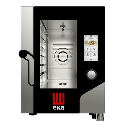 Tecnoeka MKFA 611 CTS 19.69" W Stainless Steel Electric Eka Millennial Compact Combi Oven - 208/240 Volts