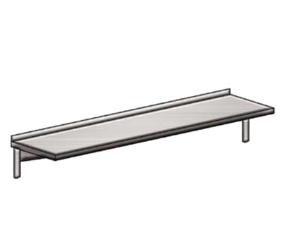 Winholt SCASS-2460-3-AU 72" W x 60" H x 24" D Aluminum Cantilevered Solid Add-On Shelving Unit