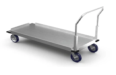 Winholt ALFC-2865-42H 800 Lbs. Aluminum Flat Bed Mobile Cart