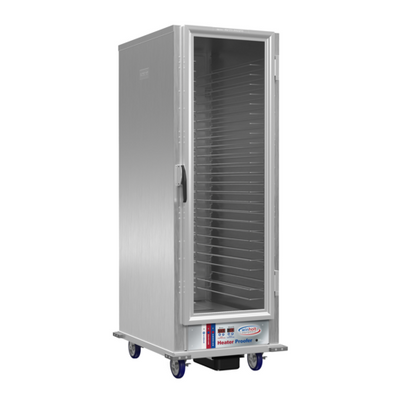 Winholt INHPL-1825-UNC-DGT 24" W Aluminum Mobile Insulated Universal Runner Heater or Proofer Cabinet - 120 Volts