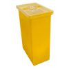 Winholt 148BIN-YW 75 Lbs. Yellow Plastic Ingredient Bin