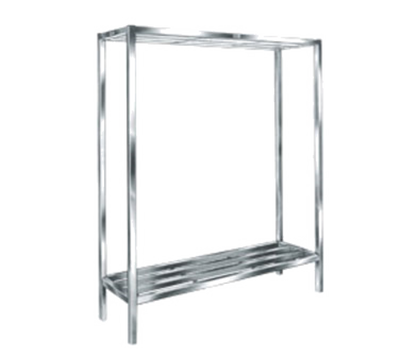 Winholt ALSCS-60-224 60" W x 60" H x 24" D Aluminum Tubular Cooler and Backroom Shelving