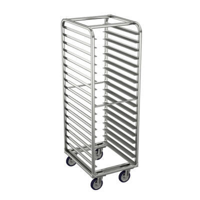 Winholt ALREF-1818-64E 20.88" D x 26" W x 64.25" H Aluminum Refrigerator Rack