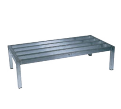 Winholt ALSQ-5-1224 2000 Lbs. Aluminum One Tier Tubular Dunnage Rack