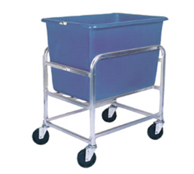 Winholt 30-6-SS-BL 500 Lbs. Blue Polyethylene Tub and Stainless Steel Bulk Goods Cart