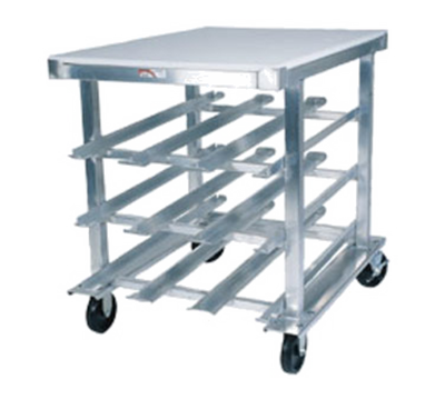 Winholt CR-54M 27.5" W Aluminum Mobile Can Storage Rack