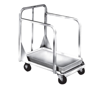 Winholt D2027-BPC 300 Lbs. Aluminum Single Stack Open Frame Sheet Pan Truck