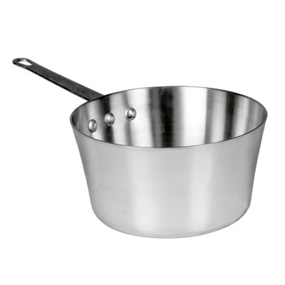 Thunder Group ALSKSS002 2.75 Qt. Aluminum Mirror Finish Flat Bottom Sauce Pan