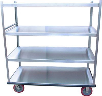 Winholt BNQT-4 28" D x 60" W x 66" H Aluminum Queen Mary Banquet Cart