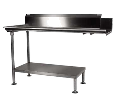 Winholt CDT-14-S-48L 48" W x 30" D x 37" H Stainless Steel 14 Gauge Clean Dishtable