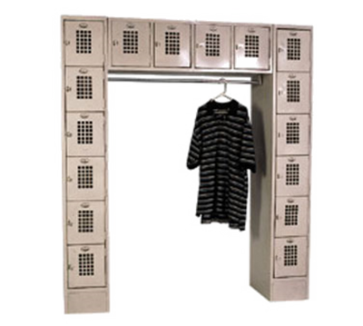 Winholt WL-16-CB 72" W Beige Floor Mounted Locker