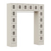 Winholt WL-16-CB 72" W Beige Floor Mounted Locker