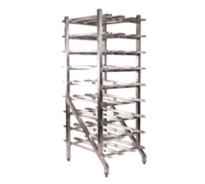 Winholt CR-162AJ 25.25" W x 35" D x 71" H Aluminum Stationary Can Storage Rack