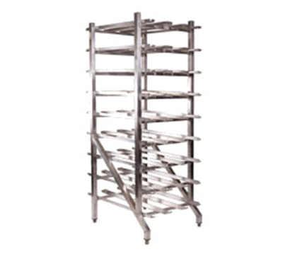 Winholt CR-162AJ 25.25" W x 35" D x 71" H Aluminum Stationary Can Storage Rack